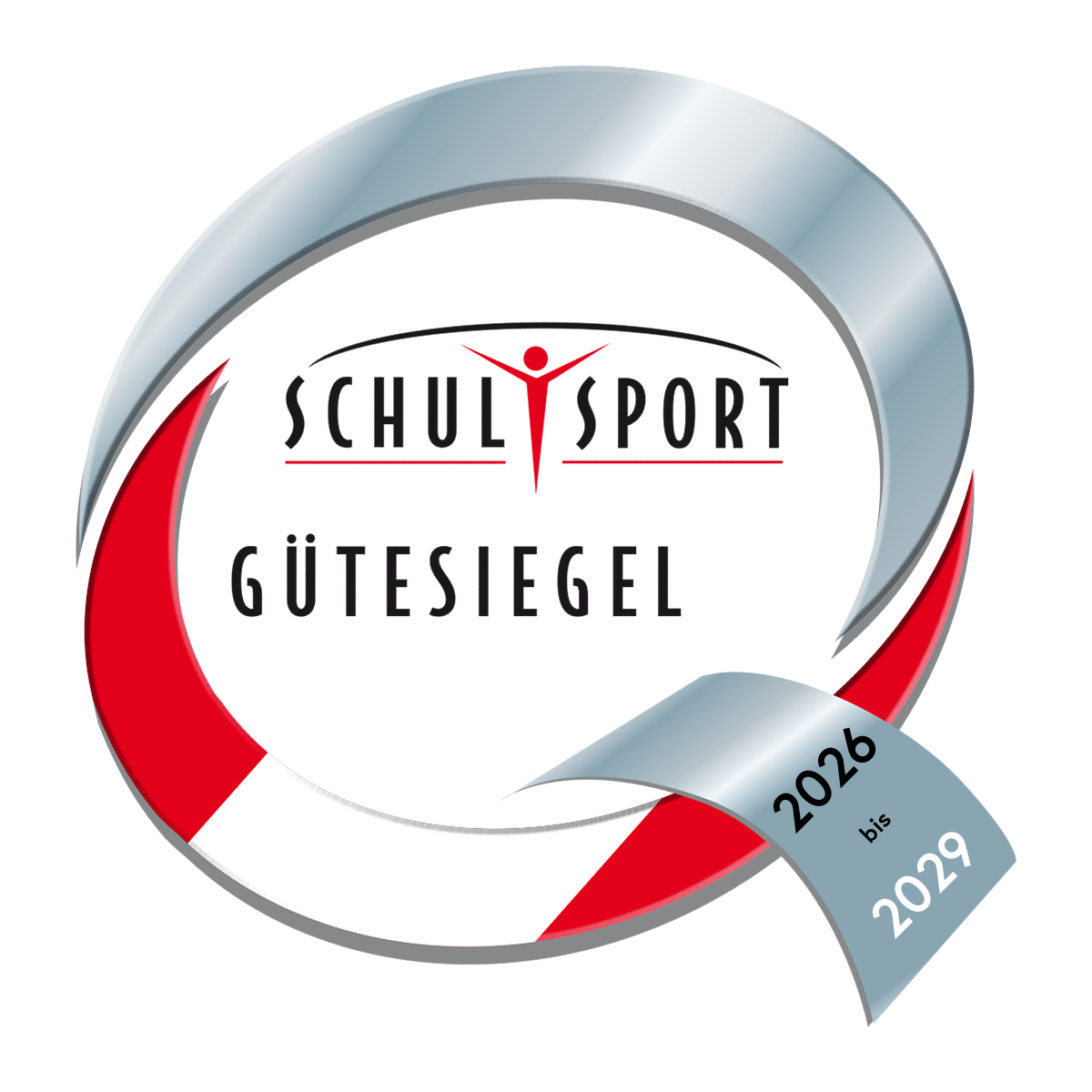 Schulsport Gütesiegel Schulsport Gütesiegel silber 2026 bis 2029